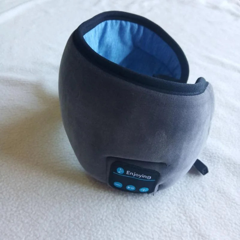 Máscara para Dormir - Tapa-olhos Bluetooth Para Viagem