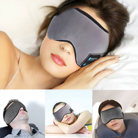 Máscara para Dormir - Tapa-olhos Bluetooth Para Viagem