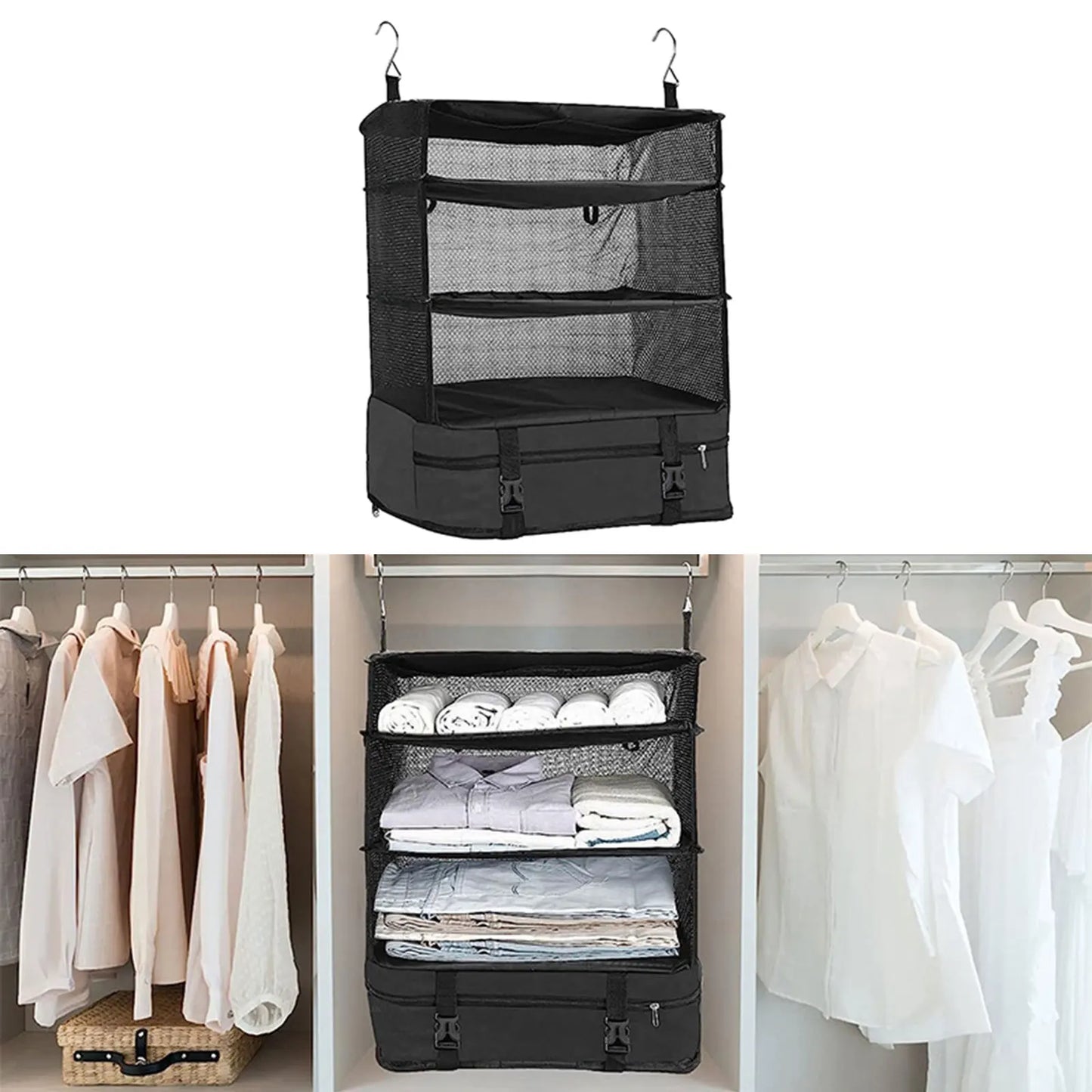 Organizador de Viagens | EasyGuard - Guarda-Roupas Portátil para Viagens