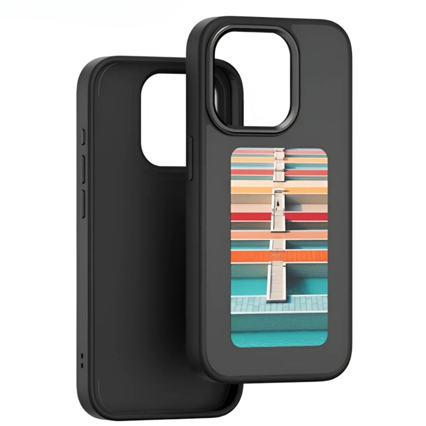 Case Inteligente Iphone - Case E-ink Screen Fotos Personalizáveis + App